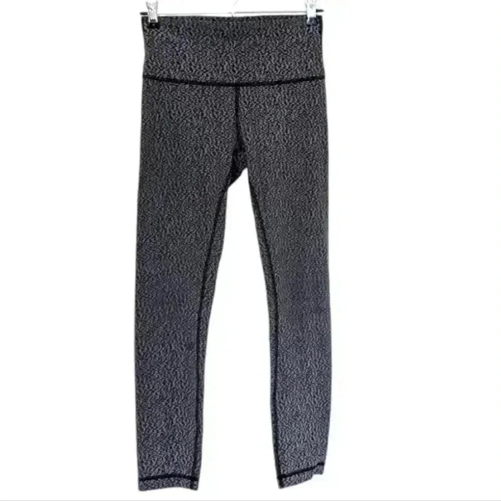 Lululemon High Times Pant Women 6 Black Gray